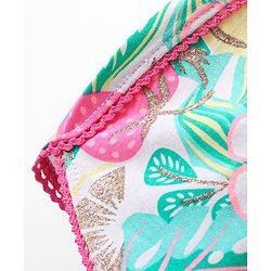 Babyhug Single Jersey Knit Shorts Floral Print - Pink