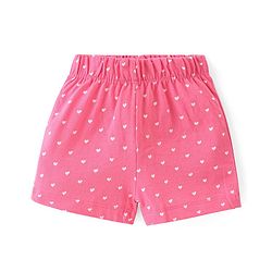 Babyhug Cotton Knit Single Jersey Frill Sleeves Night Suit With Unicorn Print - Blue & Pink