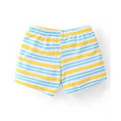 Babyhug 100% Cotton Knit Striped & Trunk Pack of 3 - Multicolour