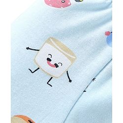 Babyhug 100% Cotton Printed Trunks Pack of 3 - Blue & Orange