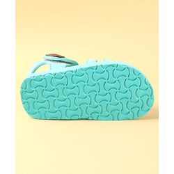 Cute Walk by Babyhug  Sandals with Velcro Closure & Watermelon  Applique - Light Blue