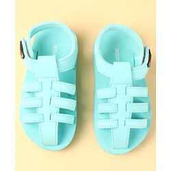 Cute Walk by Babyhug  Sandals with Velcro Closure & Watermelon  Applique - Light Blue