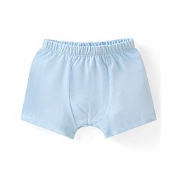 Babyhug 100% Cotton Knit Trunk Stripes & Palm Tree Print Pack of 3 - Blue Green & Peach