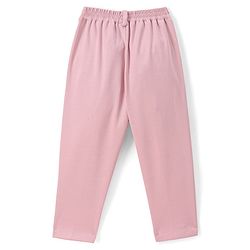 Babyhug Full Sleeves Solid Color 5 Piece Party Suit With Waistcoat & Bow -Pink