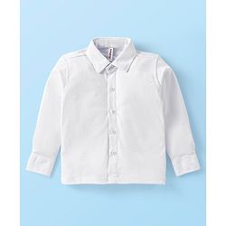 Babyhug Cotton Woven Full Sleeves   Party Suit  with Bow -  Maroon