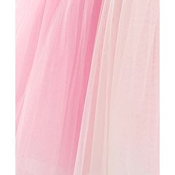 Babyhug Sleeveless Party Frock with Floral Corsage - Pink