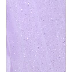 Babyhug Cap Sleeves Party Wear Gown With Lace Detail & Sequin Detailing - Lavender