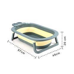 Babyhug Foldable Bath Tub - Green