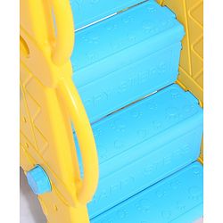 Babyhug Kids Slide with Basketball Ring-Blue & Yellow