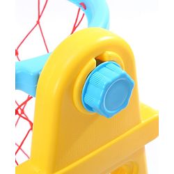 Babyhug Kids Slide with Basketball Ring-Blue & Yellow