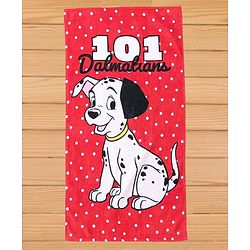 Babyhug Disney Boys 101 Dalmatians Digital Printed Towel  L 101.6 X B 55.8 cm - Multicolour