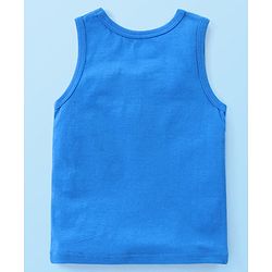 Babyhug 100% Cotton Sleeveless Sando Striped & Lion Print Pack of 3 - Multicolour