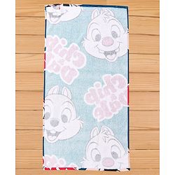 Babyhug Disney Chip'n Dale Digital Printed Towel L 101.6 X B 55.8 cm - Blue