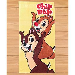 Babyhug Disney Chip'n Dale Digital Printed Towel L 101.6 X B 55.8 cm - Pink