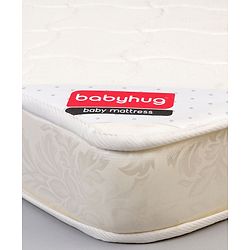 Babyhug High Density Soft Foam Baby Mattress Floral Print - Off White