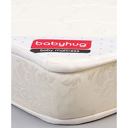 Babyhug High Density Soft Foam Baby Mattress Floral Print - Off White