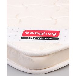 Babyhug High Density Soft Foam Baby Mattress Floral Print - Off White