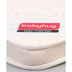 Babyhug High Density Soft Foam Baby Mattress Floral Print - Off White