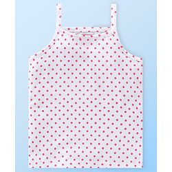Babyhug 100% Cotton Knit Sleeveless Slips Floral Print  Pack of 3- Multicolour