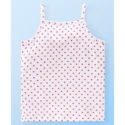 Babyhug 100% Cotton Knit Sleeveless Slips Floral Print  Pack of 3- Multicolour