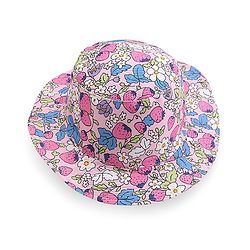Babyhug Cotton Two Layer Bucket Hat Floral Print- Multicolor