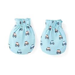 Babyhug 100% Cotton Mittens Pony Print Pack Of 3 - Multicolour