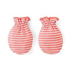 Babyhug 100% Cotton Mittens Set Striped Text & Vehicle Print Pack of 3 - Multicolour