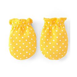 Babyhug 100% Cotton Mittens Floral Print Pack of 3 - Multicolour