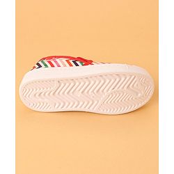 Cute Walk by Babyhug Slip On Zig Zag Pattern Casual Shoes - Red