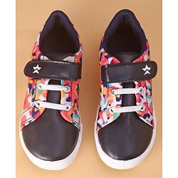 Cute Walk by Babyhug Slip On Velcro Closure Casual Shoes - Navy Blue