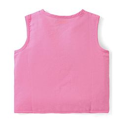 Babyhug 100% Cotton Poplin Sleeveless Front Open Jhablas Floral Print Pack of 3- Pink Yellow & White