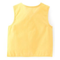 Babyhug 100% Cotton Woven Sleeveless Front Open Jhabla Star Print Pack Of 3 - Multicolor