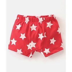 Babyhug Disney Single Jersey Knit Briefs With Mickey Mouse Graphics Pack Of 3 - Red Blue & White