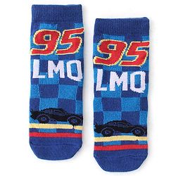 Cute Walk by Babyhug Disney Anti Bacterial Ankle Length Socks with Cars Graphics Pack of 3 - Multicolour