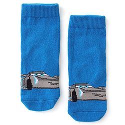 Cute Walk by Babyhug Disney Anti Bacterial Ankle Length Socks with Cars Graphics Pack of 3 - Multicolour