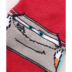 Cute Walk by Babyhug Disney Anti Bacterial Ankle Length Socks with Cars Graphics Pack of 3 - Multicolour