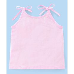 Babyhug 100% Cotton Tie Knot Jhablas With Apple Print Pack Of 5 - Pink