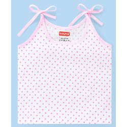 Babyhug 100% Cotton Tie Knot Jhablas With Apple Print Pack Of 5 - Pink