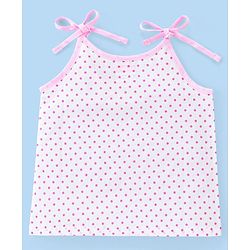 Babyhug 100% Cotton Tie Knot Jhablas With Apple Print Pack Of 5 - Pink