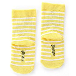 Cute Walk by Babyhug Disney Non Terry Ankle Length Anti-bacterial Socks Mickey Mouse Family Graphics Pack of 3 - Multicolour
