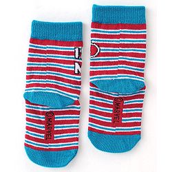 Cute Walk by Babyhug Non Terry Anti Bacterial Ankle Length Socks Marvel Avengers Graphics Pack of 3 - Multicolour