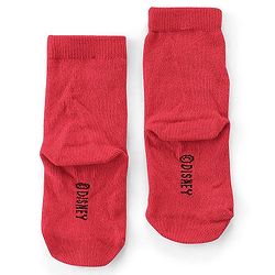 Cute Walk by Babyhug Disney   Cotton Blend Knit  Anti-Bacterial Ankle Length Socks Minnie Mouse Family Graphics Pack of 3 - Multicolour