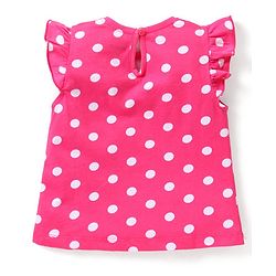 Babyhug Cotton Knit Half Sleeves T-Shirts Strawberry & Polka Dot Graphics Pack of 2 - Multicolour