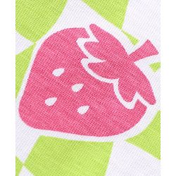 Babyhug Cotton Knit Half Sleeves T-Shirts Strawberry & Polka Dot Graphics Pack of 2 - Multicolour