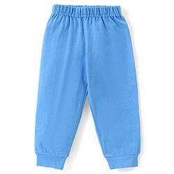 Babyhug Single Jersey Knit Half Sleeves Nightsuit Doctor Print - Blue