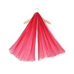 Babyhug Woven Sleeveles Brocade Choli with Lehenga and Dupatta Set -Red