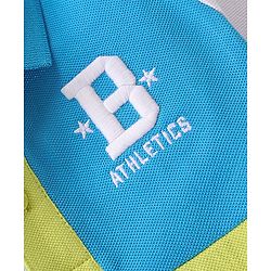 Babyhug Cotton Half Sleeves Cut & Sew Polo T-Shirt With Embroidery - Multicolor