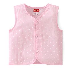 Babyhug 100% Cotton Woven Front Open Sleeveless Jhablas Floral Print Pack of 3- Pink & Blue