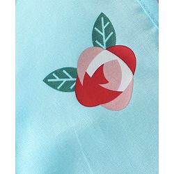 Babyhug 100% Cotton Woven Front Open Sleeveless Jhablas Floral Print Pack of 3- Pink & Blue