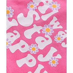 Babyhug 100% Cotton Knit Full Sleeves Checks & Floral Printed Front Open Vests Pack of 2 - Purple & Pink